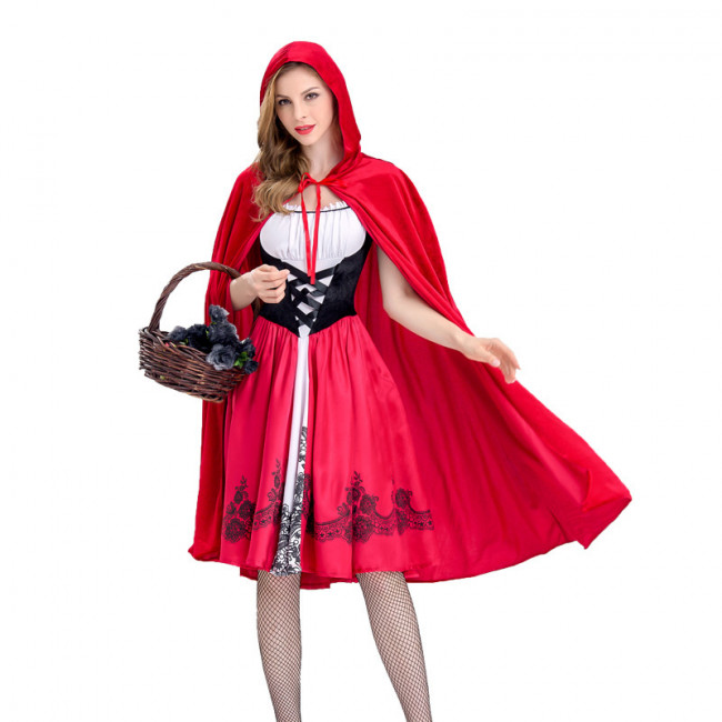 Womens Little Red Riding Hood Cosplay Costume Costume Party World