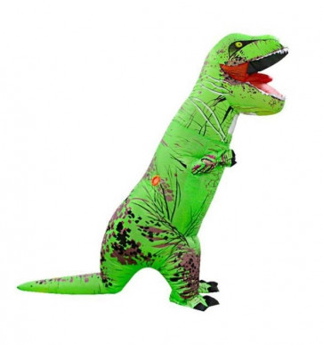 Rex Green Dinosaur Inflatable Costume