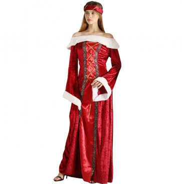 Women Medieval Queen Costume