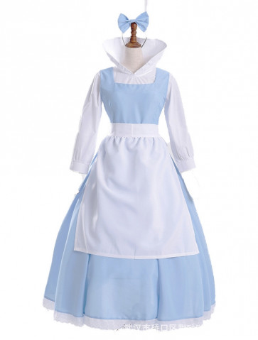 Classic Blue Belle Cosplay Costume