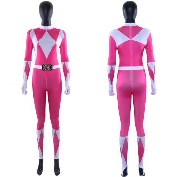 Pink Power Rangers Kimberly Cosplay Costume