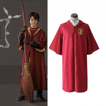 Harry Potter Gryffindor Quidditch Robe Cosplay Costume