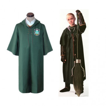 Harry Potter Slytherin Quidditch Robe Cosplay Costume