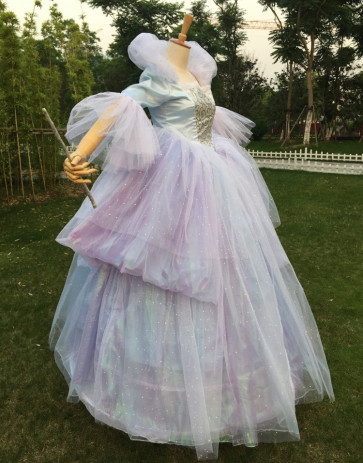 Girls Fairy Godmother New Cinderella Cosplay Costume
