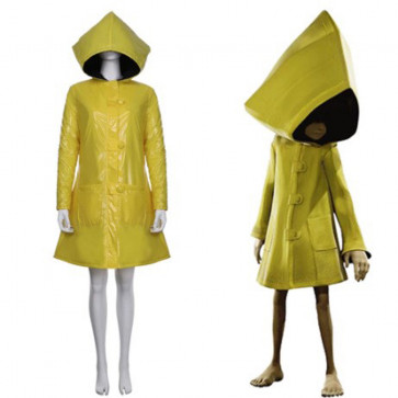 Coraline Six Little Nightmares Yellow Raincoat Costume