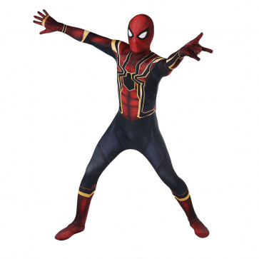 Iron Spider Man Spiderman Complete Cosplay Costume