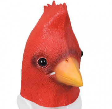 Red Bird Cardinal Mask Costme
