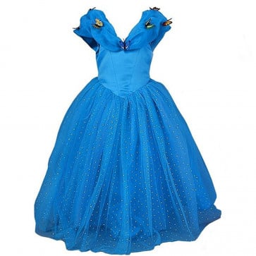 Cinderella Butterfly Dress For Girls