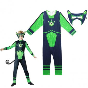 Wild Kratts Green Spider Monkey Boys Costume