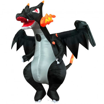 Giant Black Dragon Inflatable Cosplay Costume