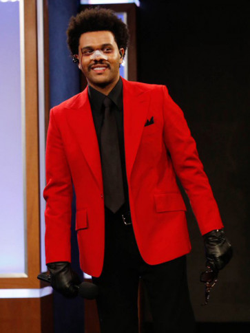 The Weeknd Costume - Red Blazer Suit After Hours The Weeknd Cosplay