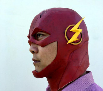 The Flash Official Realistic Face Mask Cosplay
