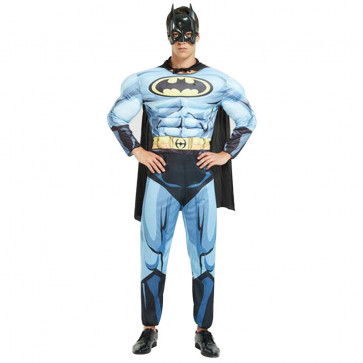 Classic Batman Costume Deluxe Muscle Classic Batman Cosplay