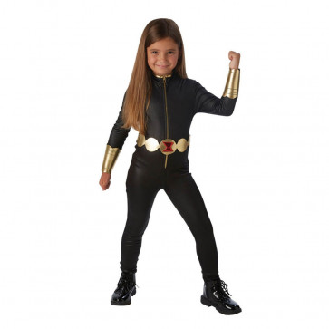 Marvel Black Widow Costume - Girls Black Suit Black Widow Movie Cosplay