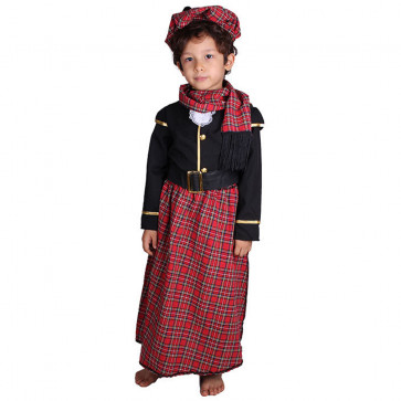Scottish Costume - Boy Scottish Kilt Cosplay