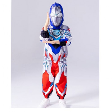 Boy's Ultraman Z Costume - Ultraman Z Cosplay With Eyes And Chest Light Effect