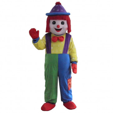 Giant Red Clown Mascot Costume