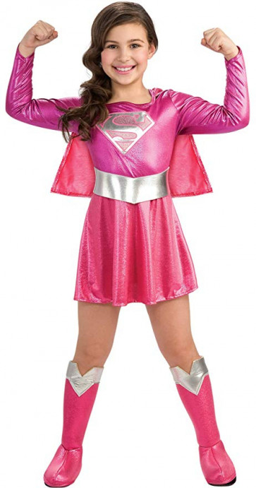 Pink Supergirl Costume