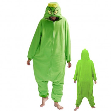 The Grinch Costume - Onesie Jumpsuit The Grinch Cosplay