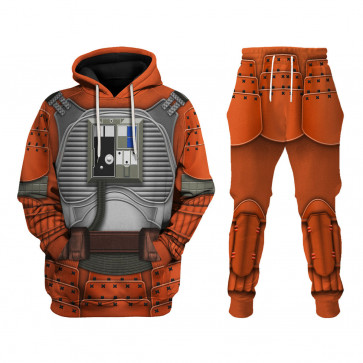 Star Wars Rebel Pilot Costume - Hoodie Sweatpants Rebel Pilot Cosplay
