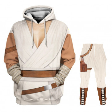 Star Wars Rey Costume - Hoodie Sweatpants Rey Cosplay