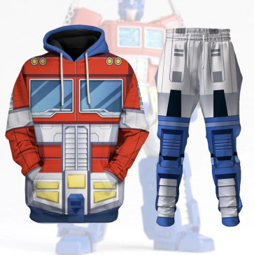 Transformers Optimus Prime Costume - Hoodie Sweatpants Optimus Prime Cosplay