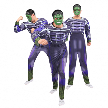 Men's Marvel Avengers Endgame Deluxe Hulk Costume and Mask