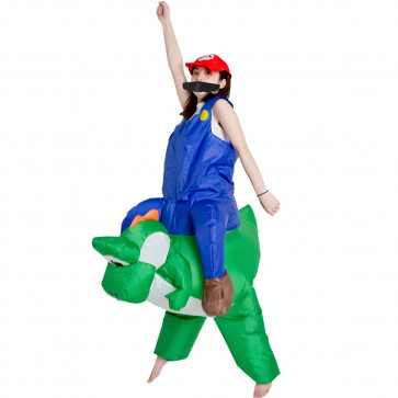 Riding Yoshi Inflatable Costume