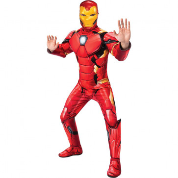 Men's Marvel Universe Iron Man Deluxe Costume And Mask