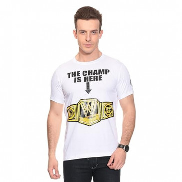 WWE John Cena Costume - The Champ Is Here White Set Shirt Cap Headband Wristband John Cena Cosplay