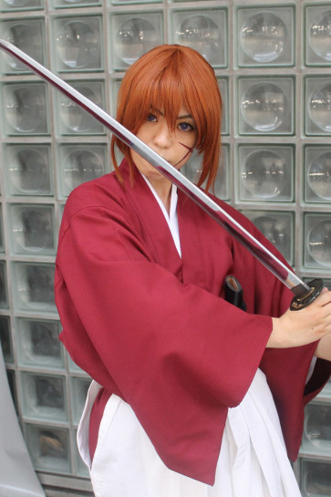 Kenshin Himura From Rurouni Kenshin Cosplay Costume
