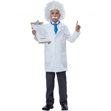Albert Einstein Costume - Kids Physicist Lil' Scientist Inventor Cosplay