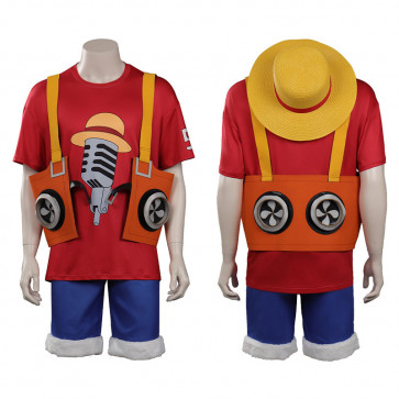 Luffy One Piece Film Red Cosplay Costume