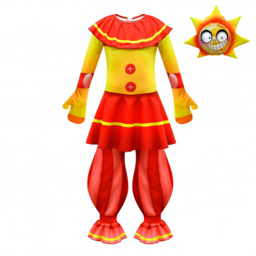 Five Nights At Freddy's Daycare Attendant Sun Kids Lycra Cosplay Costume