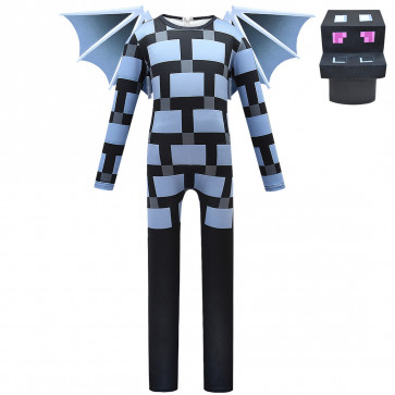 Mincraft Ender Dragon Kids Lycra Cosplay Costume
