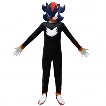 Shadow From Sonic The Hedgehog Lycra Cosplay Costume