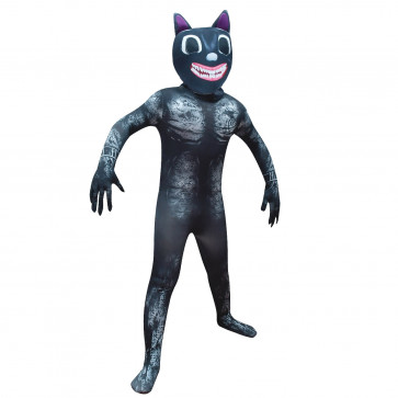 Siren Head Cartoon Cat Kids Lycra Cosplay Costume