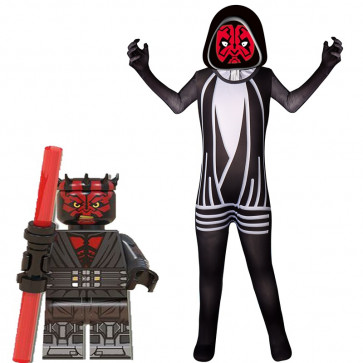 Sith Brick Lego Style Star Wars Lycra Cosplay Costume