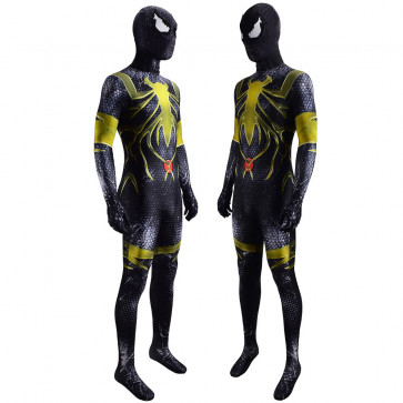 Marvel Wolverine Venom Suit Lycra Cosplay Costume