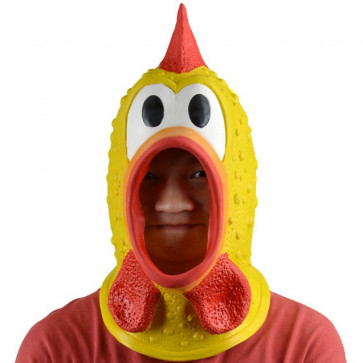 Screaming Chicken Mask Cosplay Costume