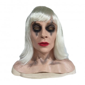 Joker Folie A Deux Lady Gaga Harley Quinn Mask  - Lady Gaga Harley Quinn Cosplay Costume Mask 