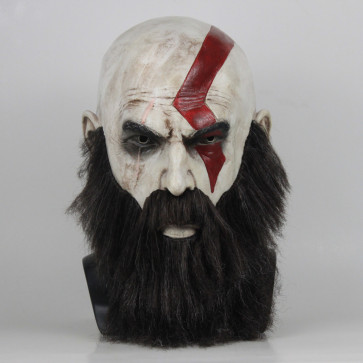 Kratos God Of War Latex Mask