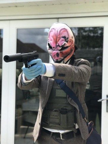 Old Hoxton Mask Payday 2 Cosplay Costume