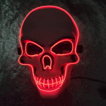 Skull LED Costume Cosplay Party Mask
