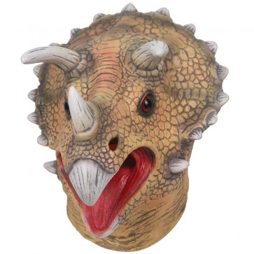 Jurassic World Triceratops Mask  - Triceratops Cosplay Costume Mask 