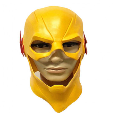 Wally West Yellow Flash Mask Cosplay Costume
