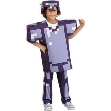 Minecraft Enchanted Armor Costume - Kids Enchanted Armor Cosplay