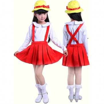 Chibi Maruko Chan Momoko Sakura Costume - Girls Momoko Sakura Cosplay