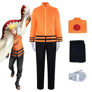Naruto Seventh Hokage Cosplay Costume