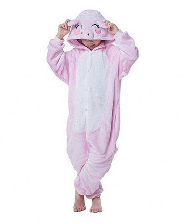 Kids Pig Onesie Jumpsuit Costume